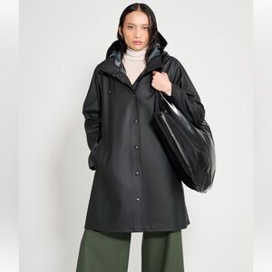 Stutterheim Mosebacke Raincoat Black XS